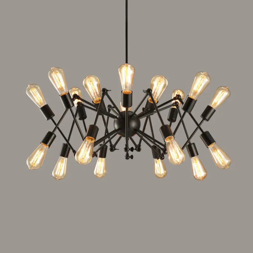 Industrial Sputnik Chandelier for Bar or Coffee Shop