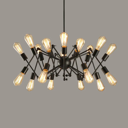 Industrial Sputnik Chandelier for Bar or Coffee Shop