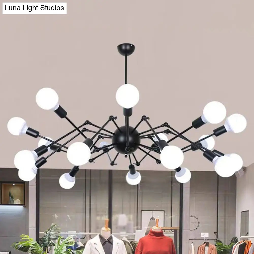 Industrial Sputnik Chandelier for Bar or Coffee Shop