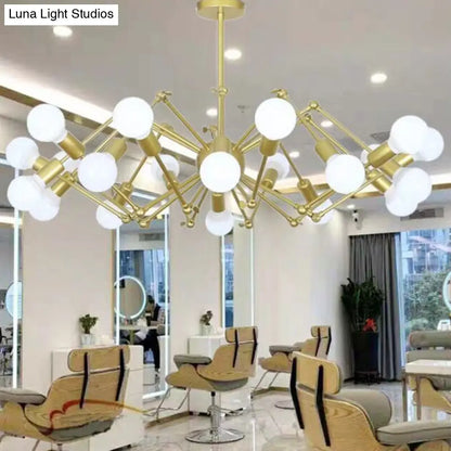 Industrial Sputnik Chandelier for Bar or Coffee Shop