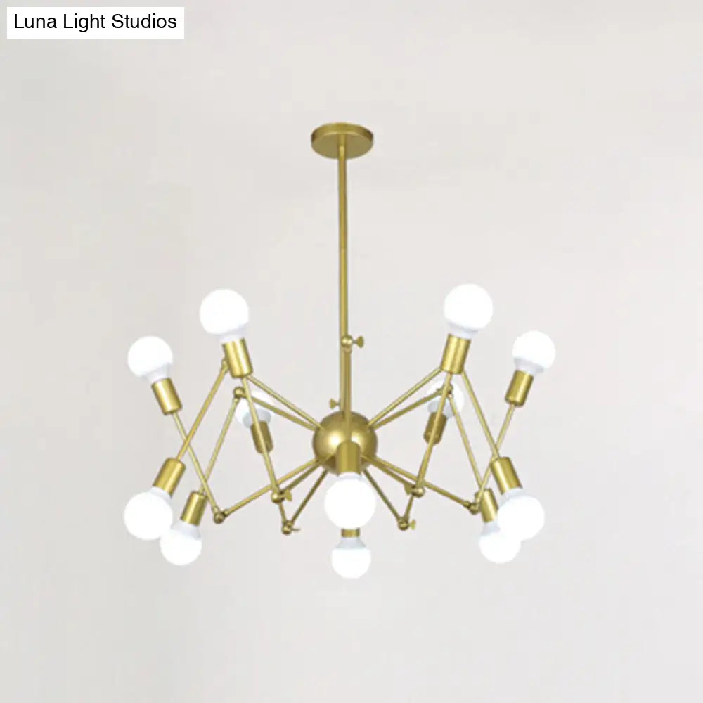 Industrial Sputnik Chandelier for Bar or Coffee Shop