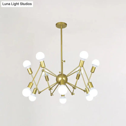 Industrial Sputnik Chandelier for Bar or Coffee Shop