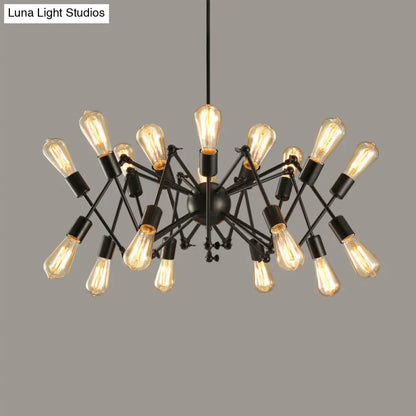 Industrial Sputnik Chandelier for Bar or Coffee Shop