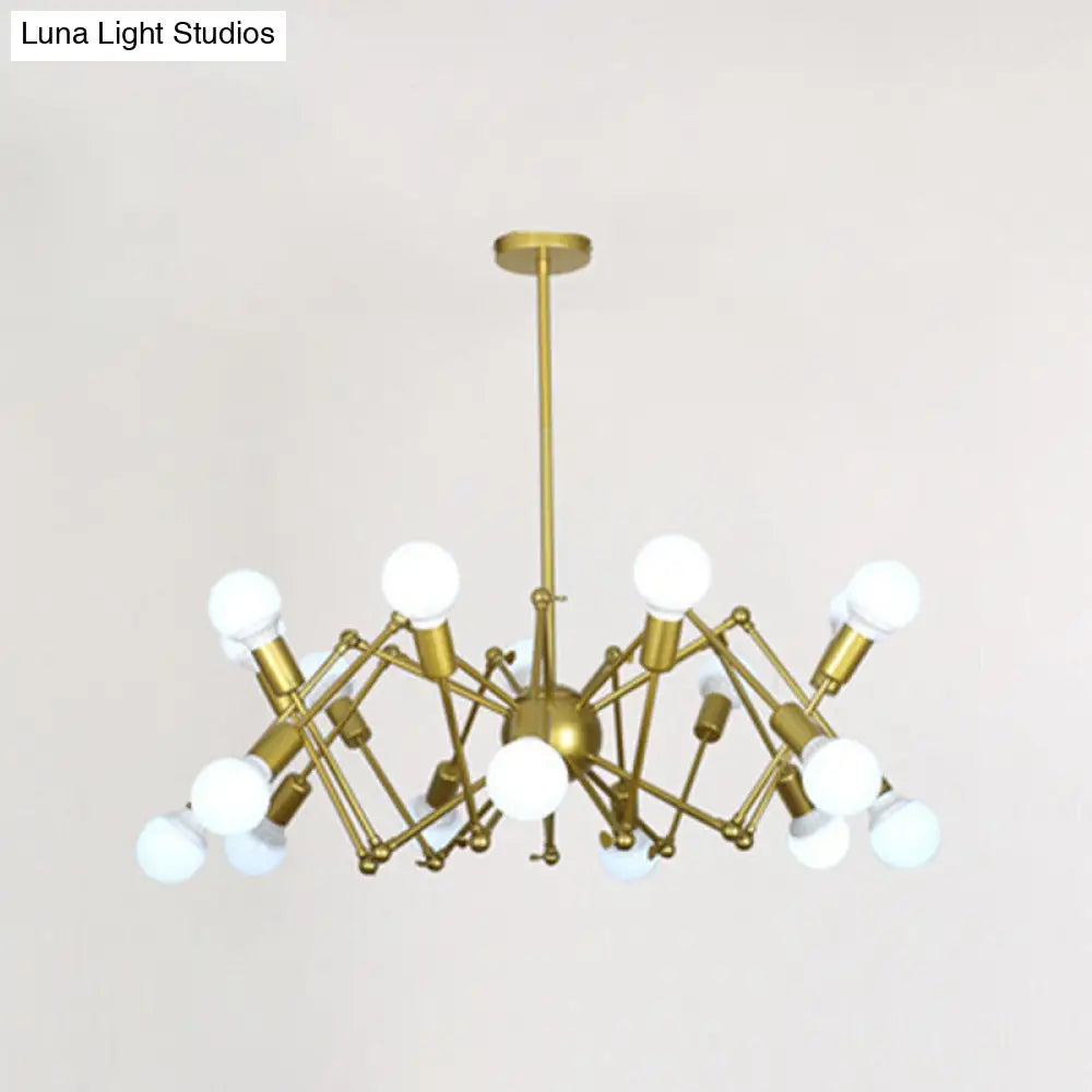 Industrial Sputnik Chandelier for Bar or Coffee Shop