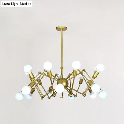 Industrial Sputnik Chandelier for Bar or Coffee Shop