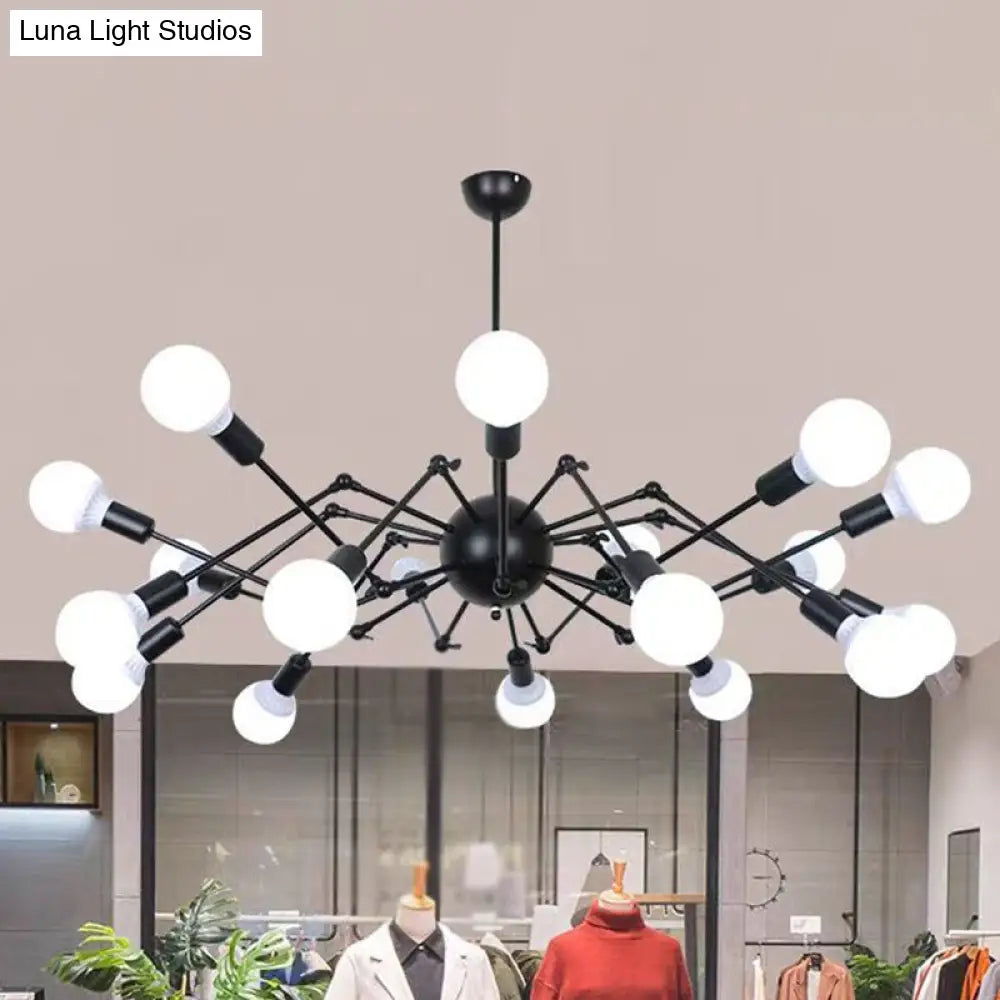 Industrial Sputnik Chandelier for Bar or Coffee Shop