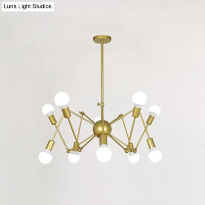 Industrial Sputnik Chandelier for Bar or Coffee Shop