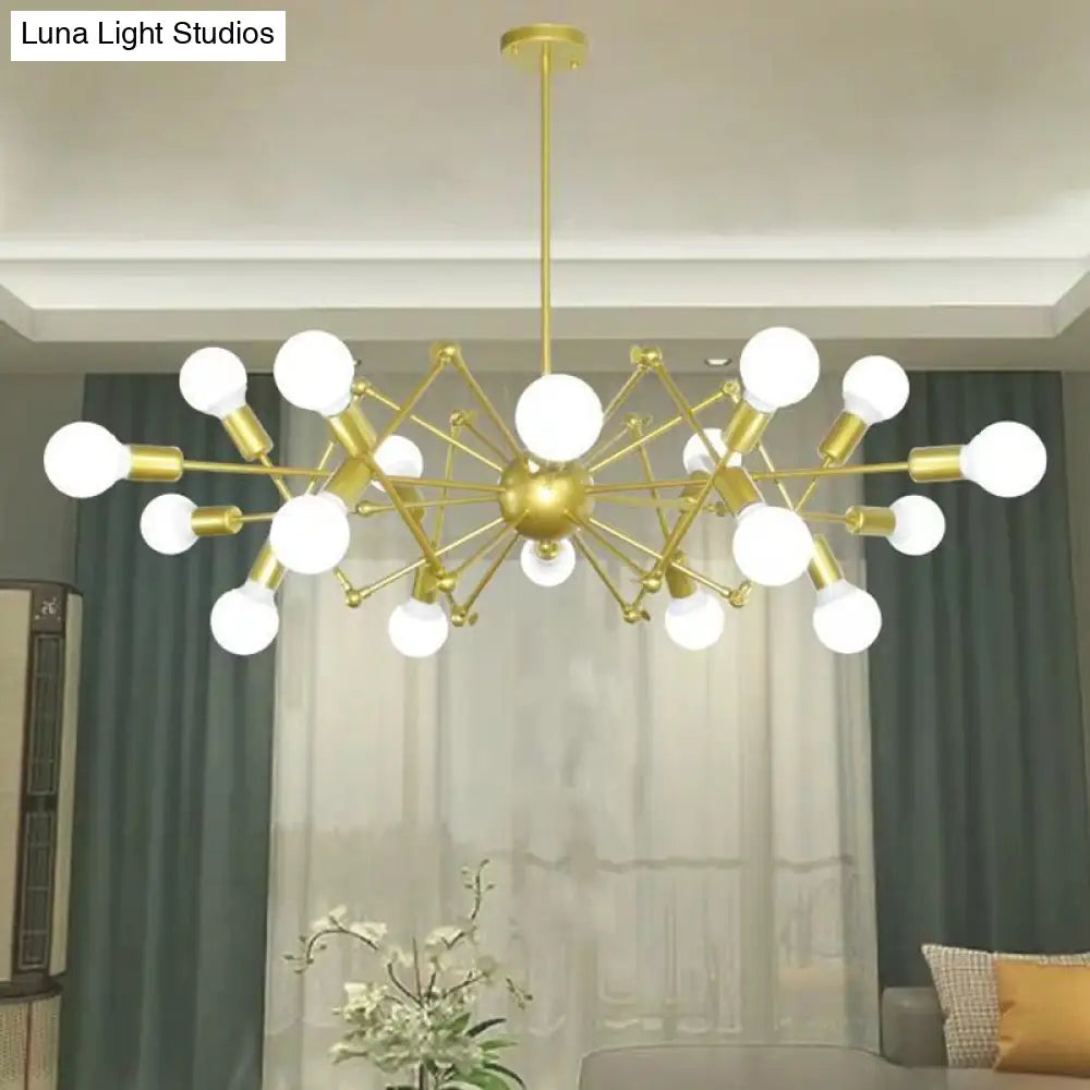 Industrial Sputnik Chandelier for Bar or Coffee Shop