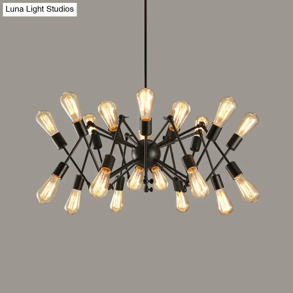 Industrial Sputnik Chandelier for Bar or Coffee Shop