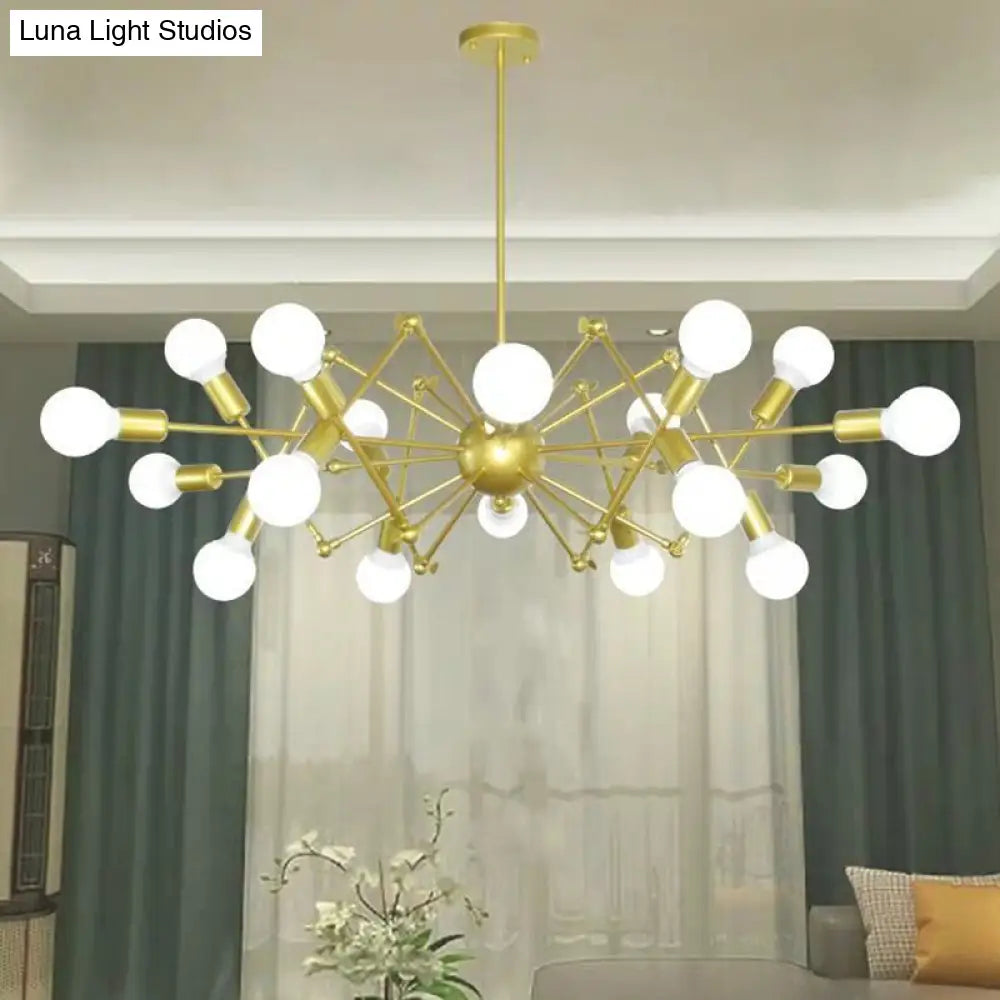 Industrial Sputnik Chandelier for Bar or Coffee Shop