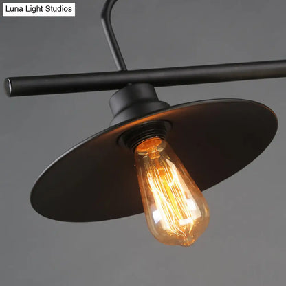 DecorBites™ Industrial Style Metal Black Cone Pendant Chandelier - Island Lighting Fixture