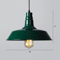 Iron Industrial Pendant Light for Barn Restaurant with 1-Light Fixture