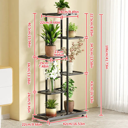 Iron Plant Stand for Multiple Pots