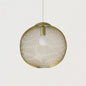 Iron Wire Spherical Pendant Light - Loft Style Ceiling Lamp in Gold for Clothing Stores - 1 Bulb Suspension.