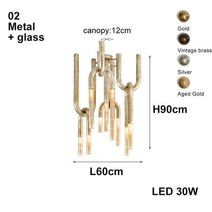 Italian Postmodern Retro Glass Pendant Light Dimmable - Decorbites