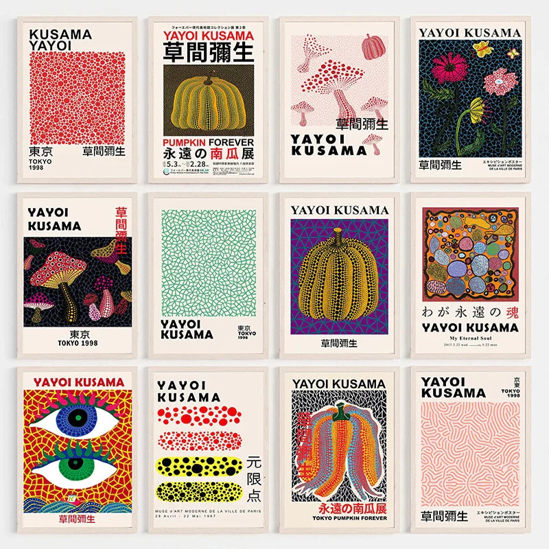 Japanese Abstract Art Canvas Print for Home Décor - Posters