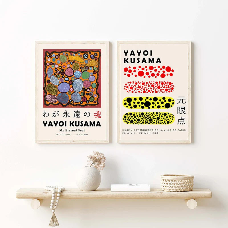 Japanese Abstract Art Canvas Print for Home Décor - Posters