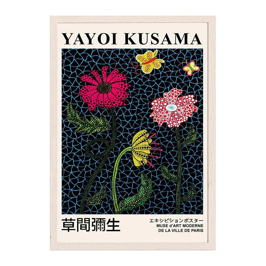 Japanese Abstract Art Canvas Print for Home Décor - G / 20x30cm No Frame - Posters