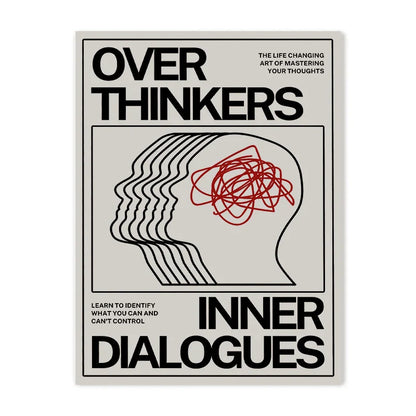 Japanese Abstract Blue Wave Canvas Poster - Posters