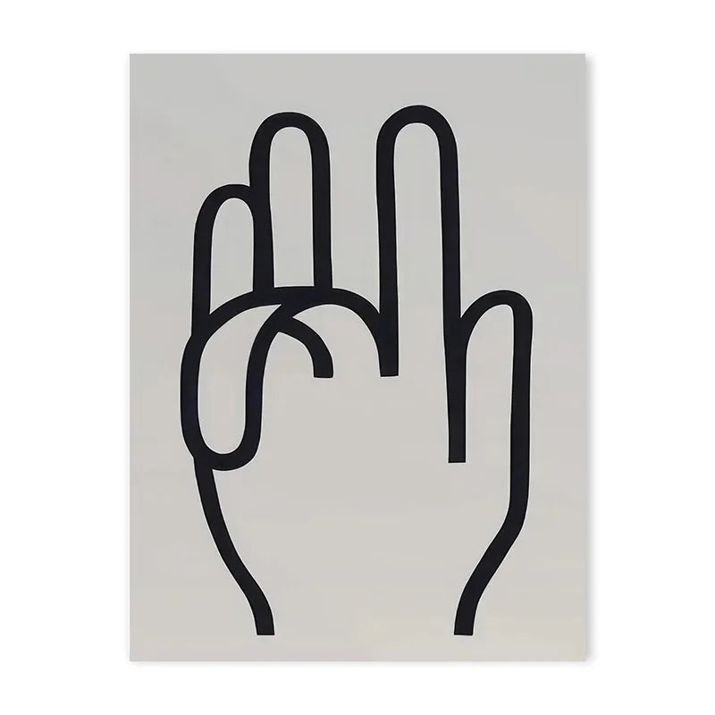 Japanese Abstract Wave Canvas Print - Posters