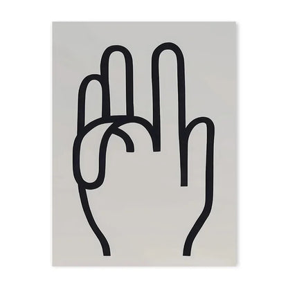 Japanese Abstract Wave Print Canvas Art - S2DH1204163-12 / 50x70cm No Frame - Posters