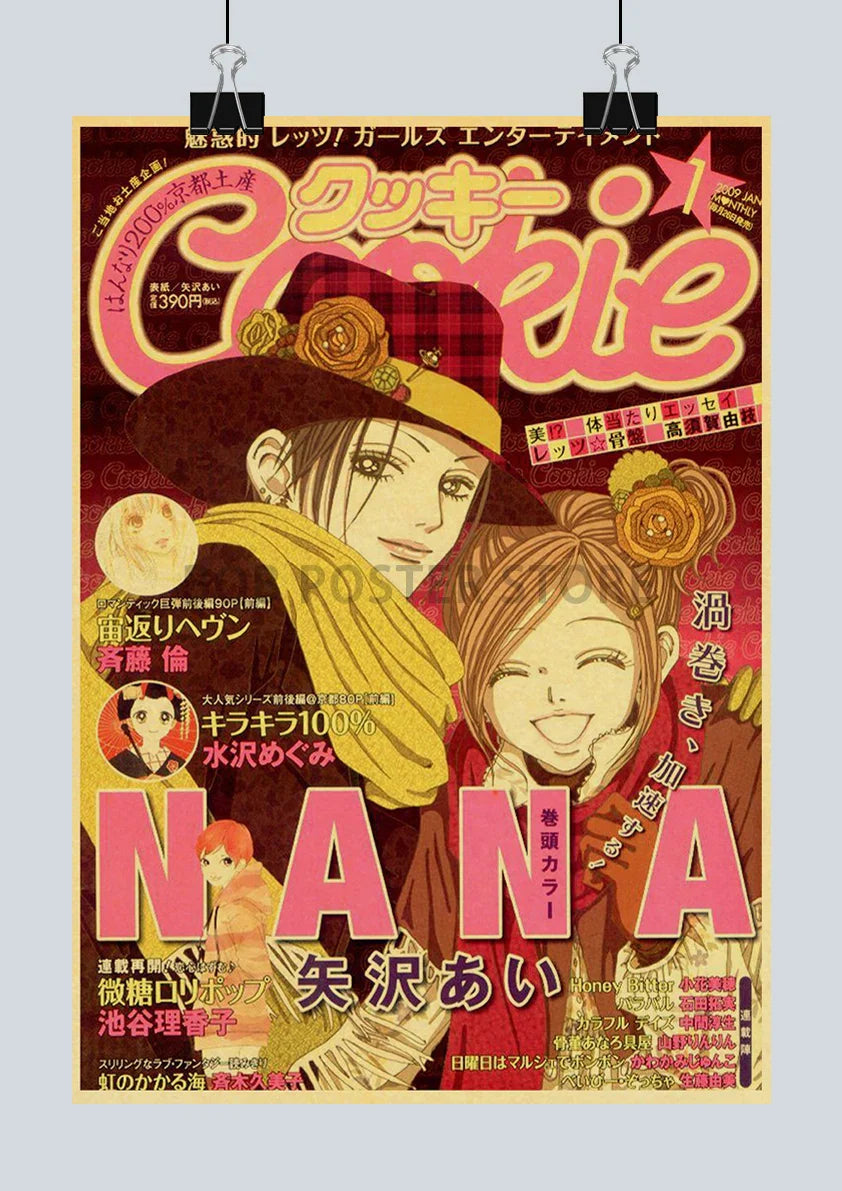 ’Japanese Anime NANA Retro Poster Set’ - Posters