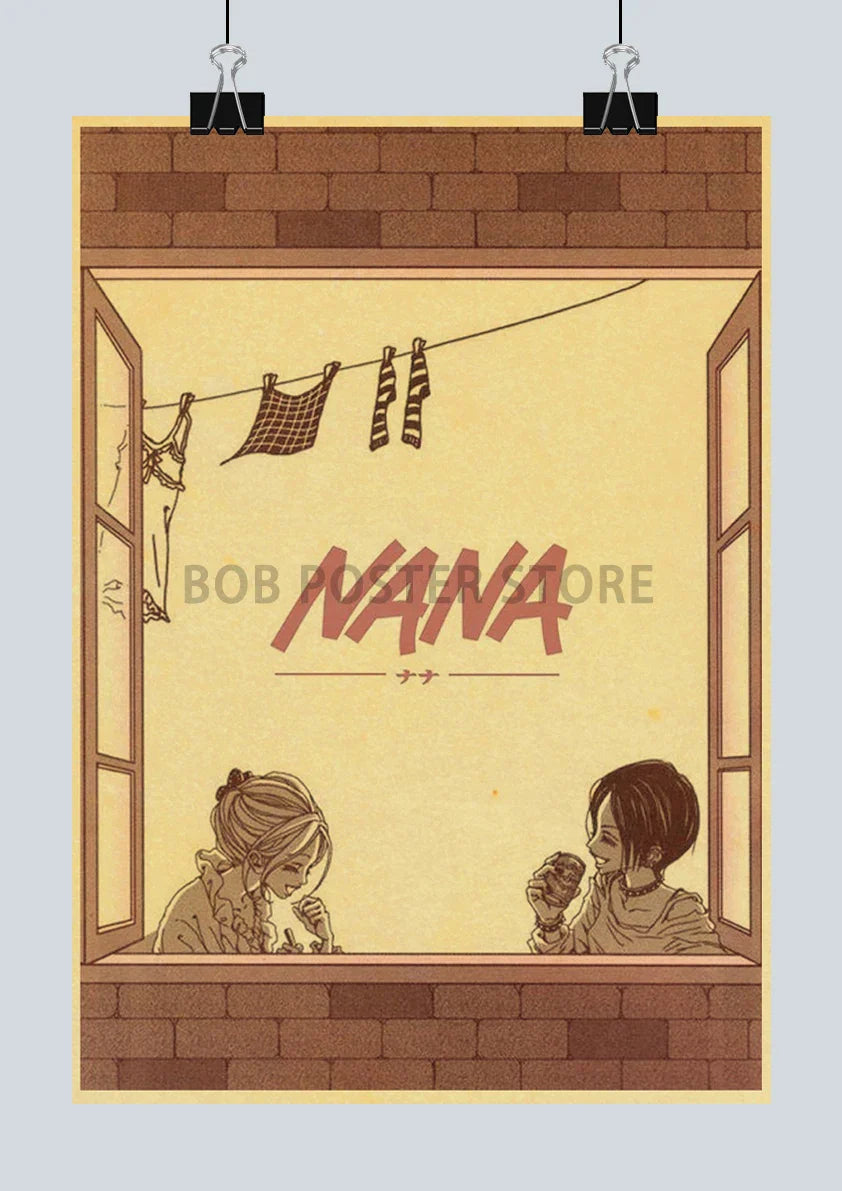 ’Japanese Anime NANA Retro Poster Set’ - Posters