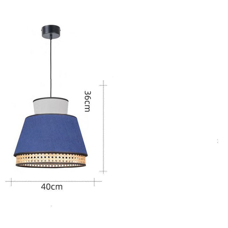 Rattan Cloth Chandelier