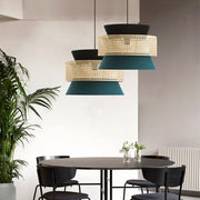 Rattan Cloth Chandelier
