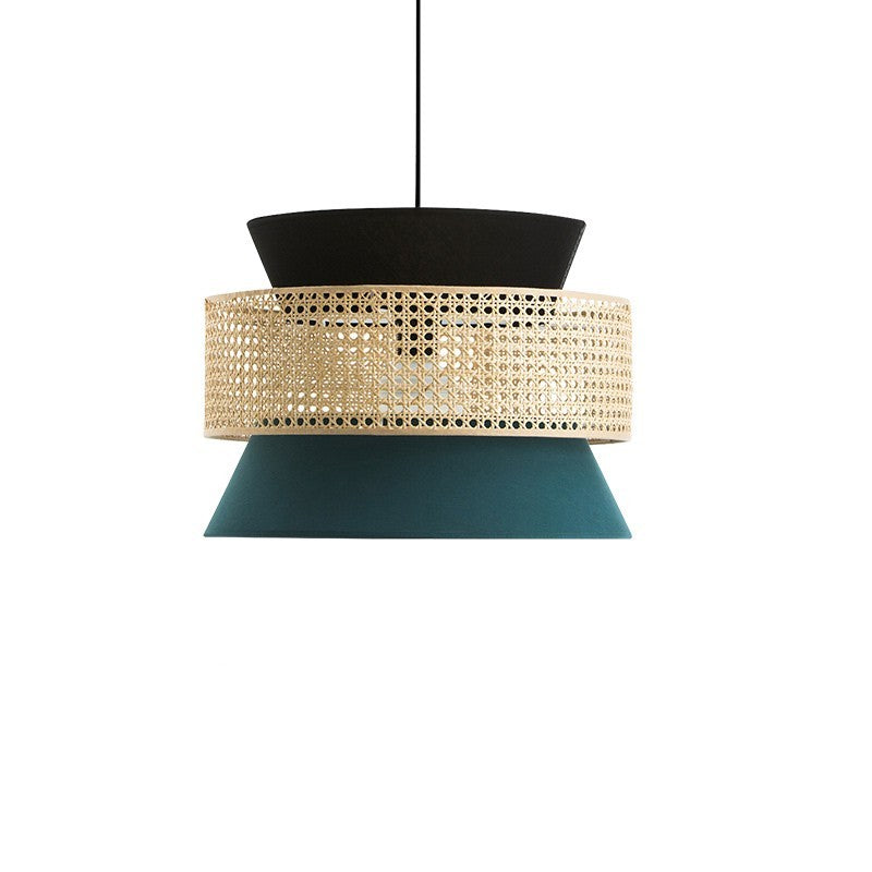 Rattan Cloth Chandelier