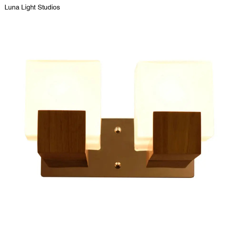 DecorBites™ DecorBites™ Japanese Style Opal Glass Wall Sconce for Stair and Living Room