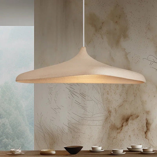 Japanese Wabi-Sabi Brown Pendant Light - Decorbites