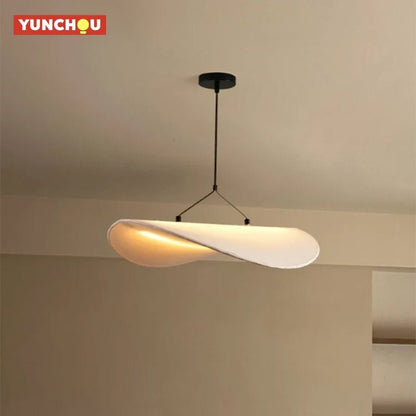 Japanese Wabi-Sabi Silk Tyvek Pendant Light - Decorbites