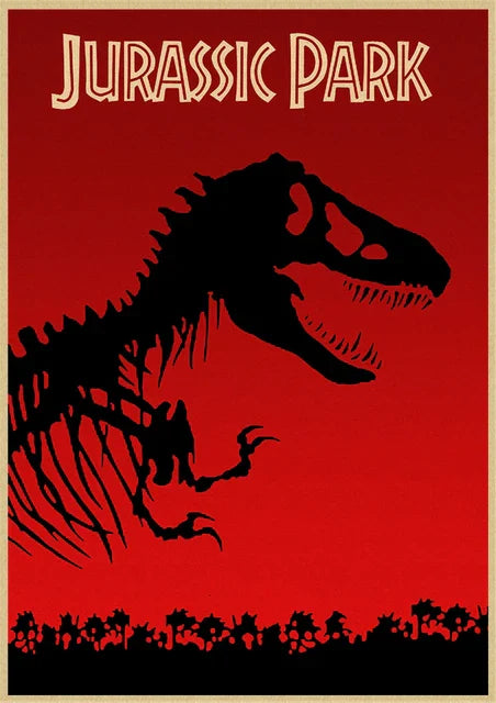 Jurassic Park Dinosaur Canvas Wall Art - 23 / 50X70cm Unframed - Posters
