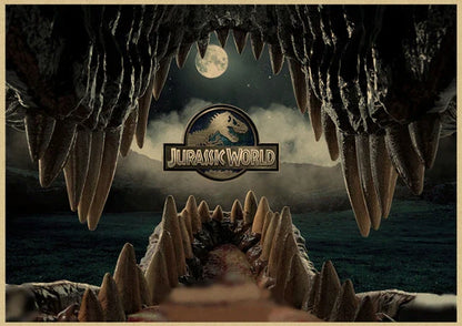 Jurassic Park Dinosaur Canvas Wall Art - 26 / 50X70cm Unframed - Posters