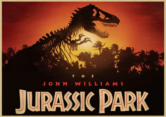 Jurassic Park Dinosaur Canvas Wall Art - 28 / 50X70cm Unframed - Posters