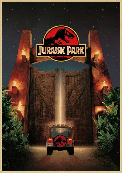 Jurassic Park Dinosaur Canvas Wall Art - 6 / 50X70cm Unframed - Posters