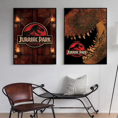 Jurassic Park Dinosaur Canvas Wall Art - Posters