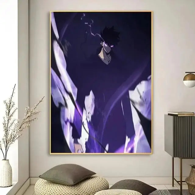 Kawaii Cat Anime Canvas Wall Art - P12 / 30x40cm No Frame - Posters