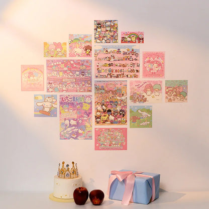 Kawaii HelloKitty Monthly Poster Set - 15pcs - Posters