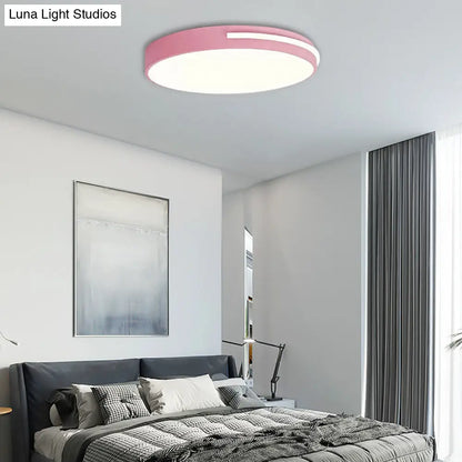 DecorBites™ DecorBites™ Kid Bedroom Nordic Acrylic Flush Mount Ceiling Lamp - Slim Round and Stylish