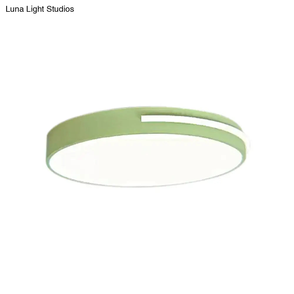 DecorBites™ DecorBites™ Kid Bedroom Nordic Acrylic Flush Mount Ceiling Lamp - Slim Round and Stylish