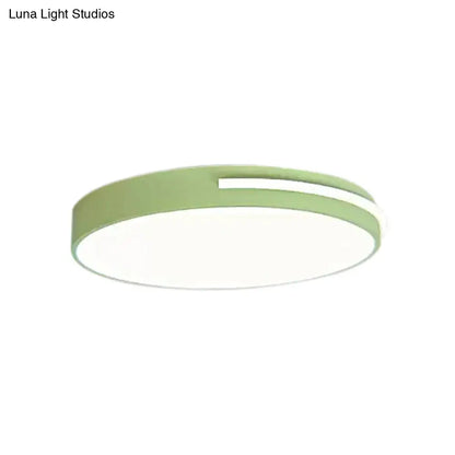 DecorBites™ DecorBites™ Kid Bedroom Nordic Acrylic Flush Mount Ceiling Lamp - Slim Round and Stylish