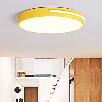 DecorBites™ DecorBites™ Kid Bedroom Nordic Acrylic Flush Mount Ceiling Lamp - Slim Round and Stylish