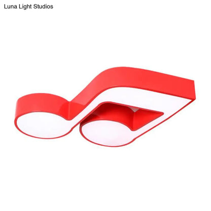DecorBites™ Kids Acrylic Musical Note LED Ceiling Light - Perfect for Kindergarten