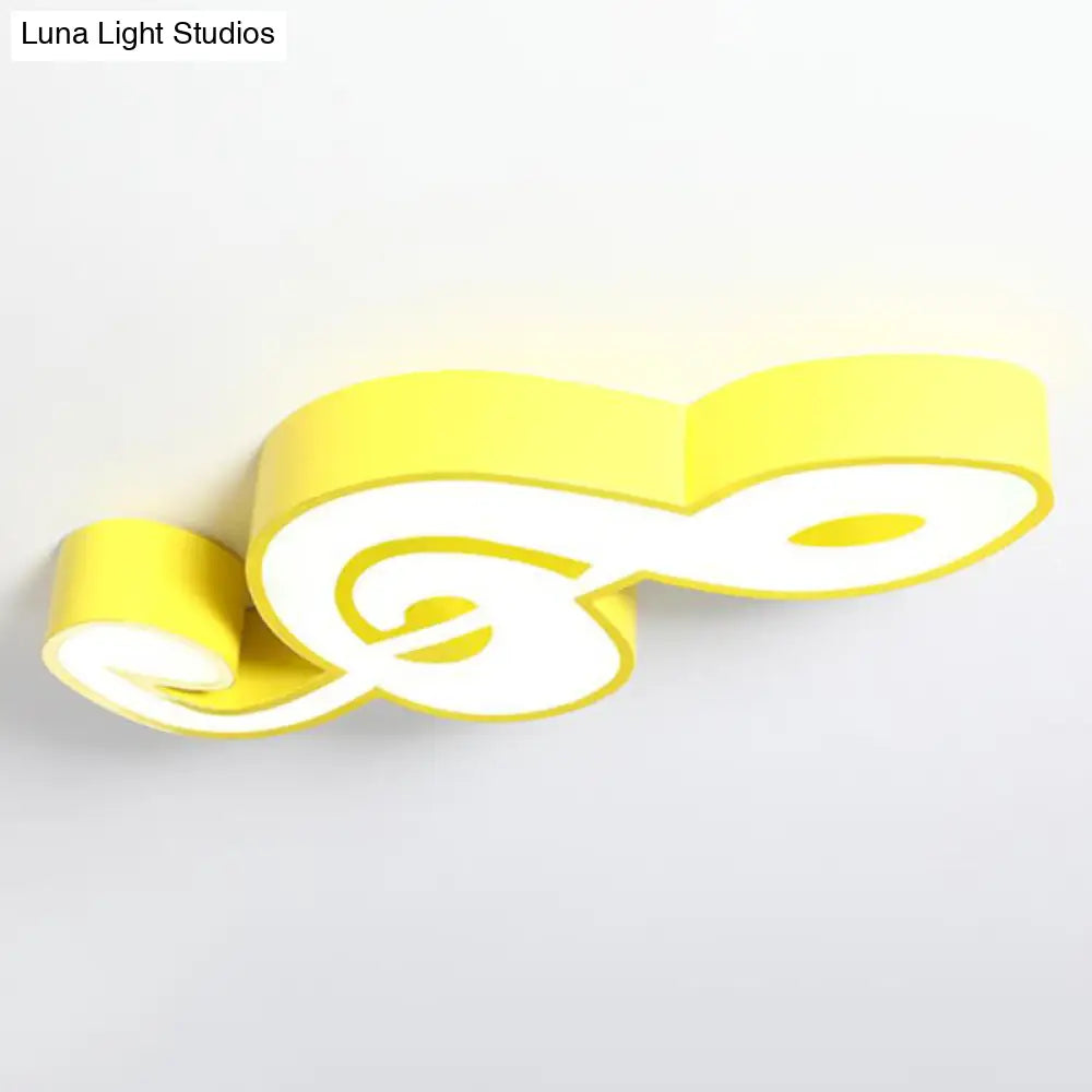 DecorBites™ Kids Acrylic Musical Note LED Ceiling Light - Perfect for Kindergarten