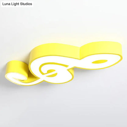 DecorBites™ Kids Acrylic Musical Note LED Ceiling Light - Perfect for Kindergarten