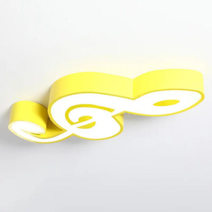 DecorBites™ Kids Acrylic Musical Note LED Ceiling Light - Perfect for Kindergarten