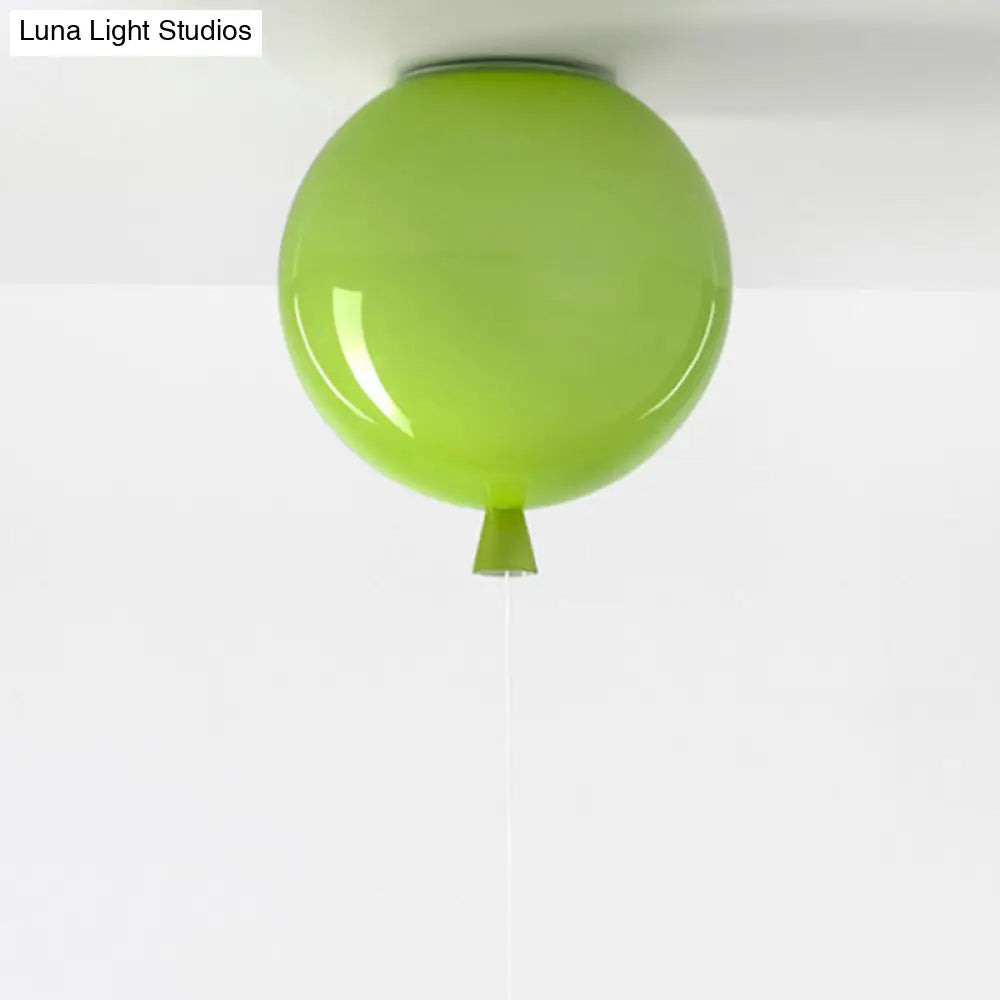 DecorBites™ DecorBites™ Kids Balloon Plastic Ceiling Light with Semi Mount and 1-Light Fixture