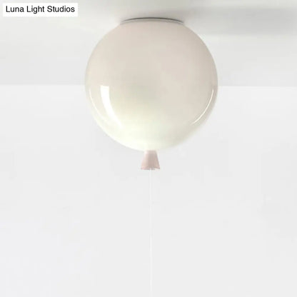 DecorBites™ DecorBites™ Kids Balloon Plastic Ceiling Light with Semi Mount and 1-Light Fixture